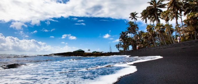 Black Sand Beach Hawaii