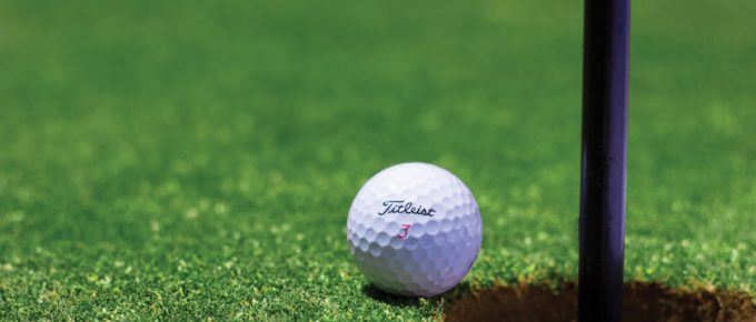 Golf course in Chicago, Illinois, USA.