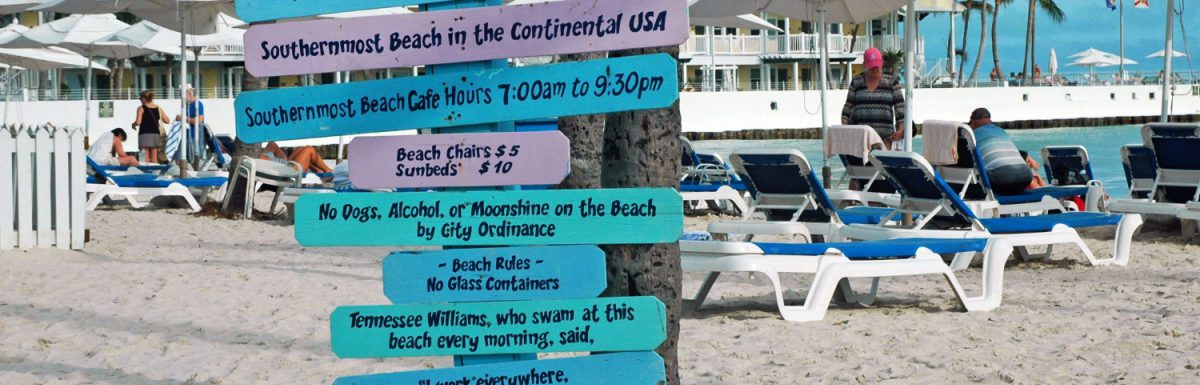 South Beach Key West, Florida, USA.