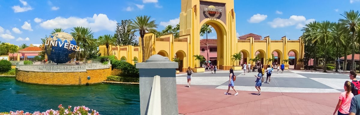 A sunny day in Universal Studios Florida
