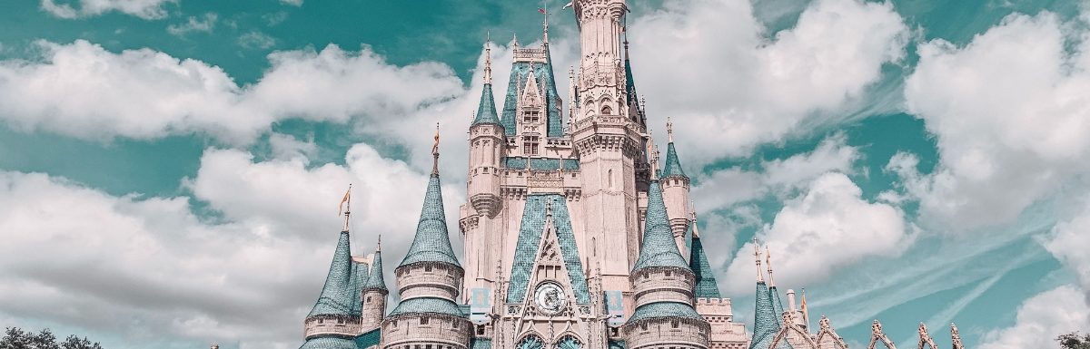A magical photo of Disney World in Florida, USA.
