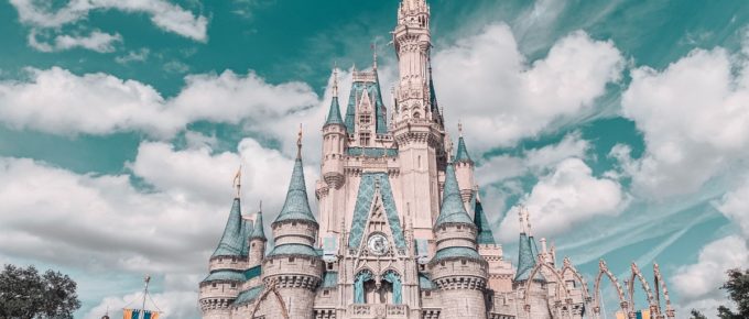 A magical photo of Disney World in Florida, USA.