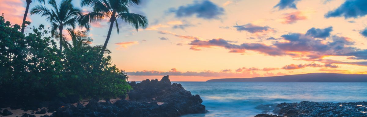 hawaii sunset beach