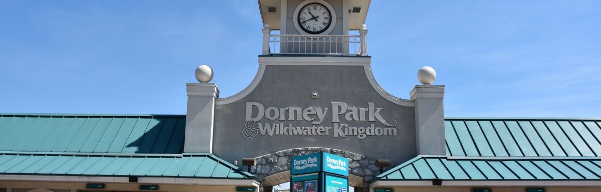 Dorney Park during the day in Allentown, Pennsylvania, USA.
