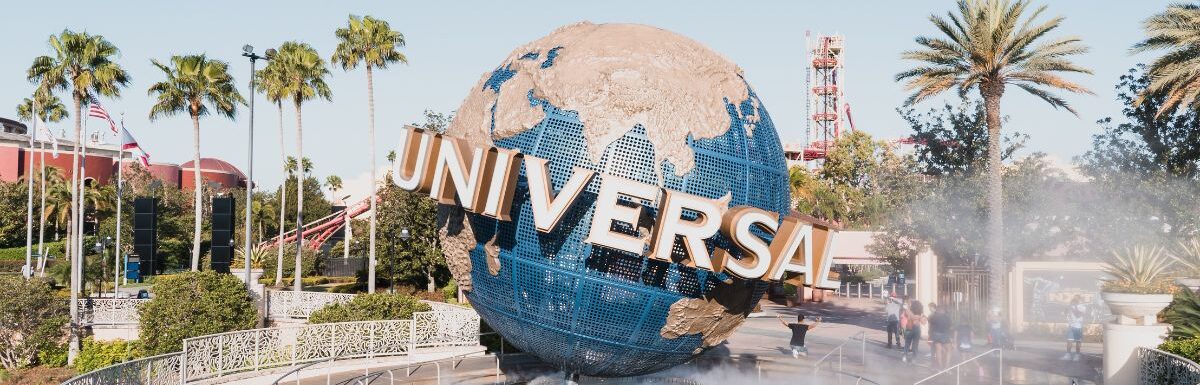 Universal Studios Plaza during the day in Orlando, Florida, USA.