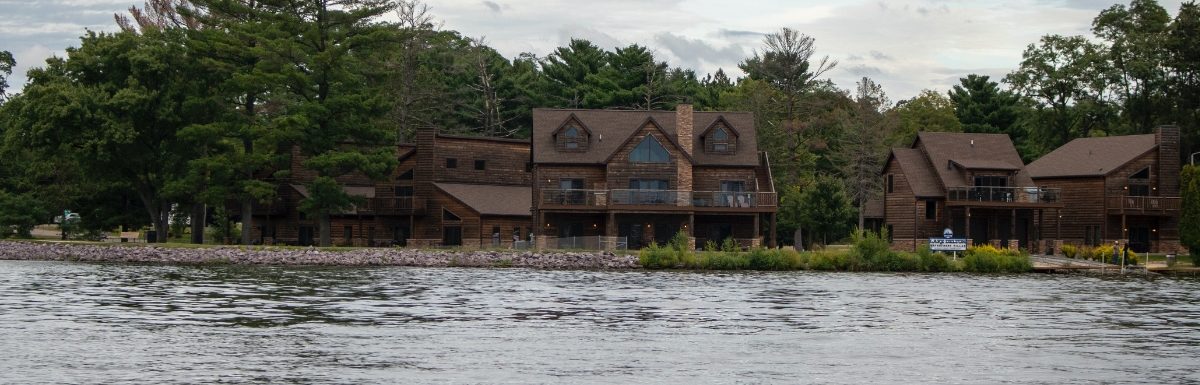 Lake house in Wisconsin, USA.