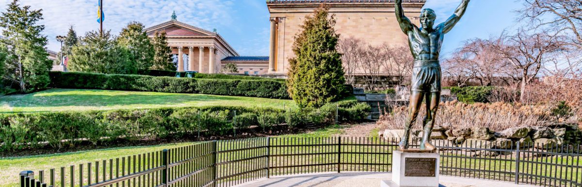 Rocky Statue - Rocky and Creed Tour of Philadelphia, Pennsylvania, USA.