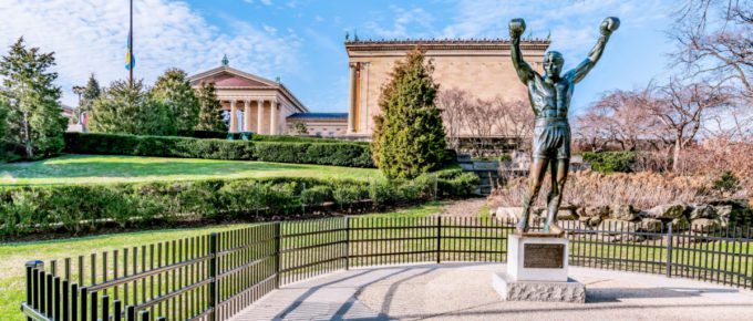 Rocky Statue - Rocky and Creed Tour of Philadelphia, Pennsylvania, USA.