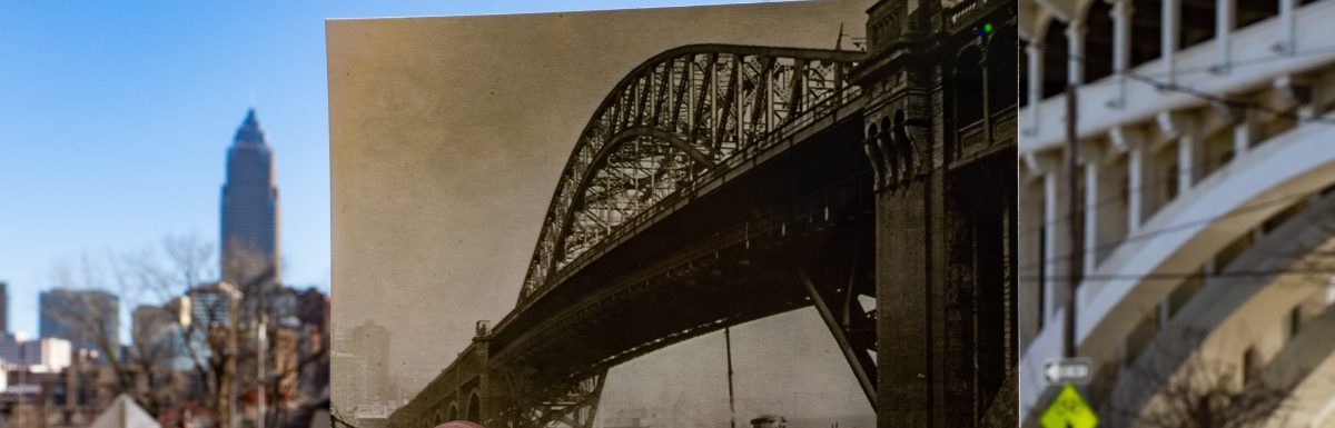 Detroit–Superior Bridge, Cleveland, OH, USA.