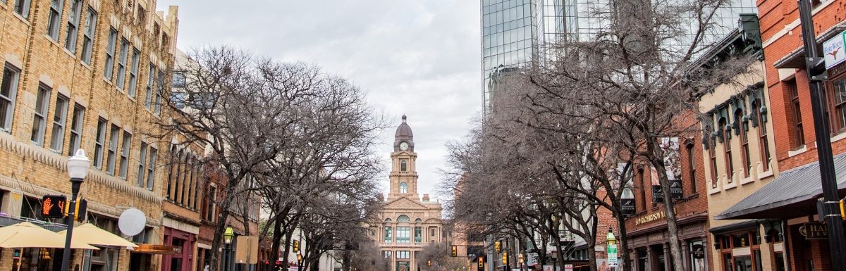 Downtown Fort Worth, Texas, USA.