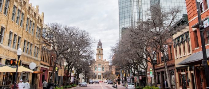 Downtown Fort Worth, Texas, USA.