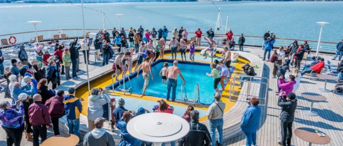 Cruise ship passengers in the US.