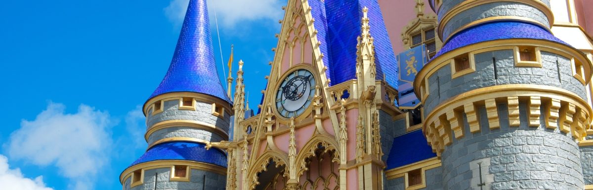 The new look of Cinderella Castle at Walt Disney World, Orlando, Florida, USA.