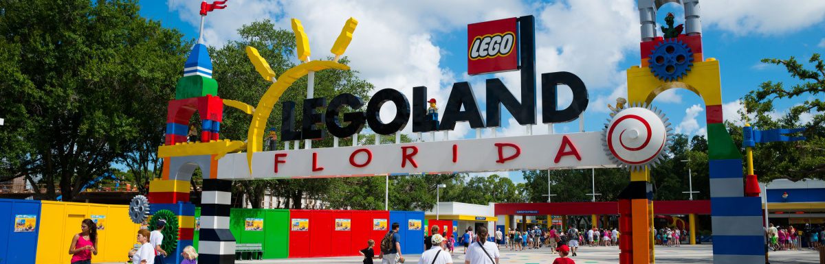 Entrance to Legoland Florida.