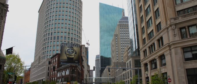 Streets of Boston, Massachusetts, USA.