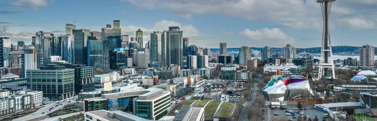 A view of Seattle Washington, USA.