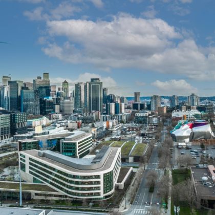 A view of Seattle Washington, USA.
