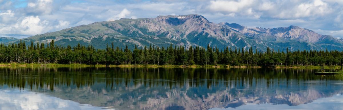 Beautiful view in Alaska, USA.
