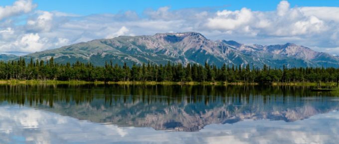 Beautiful view in Alaska, USA.