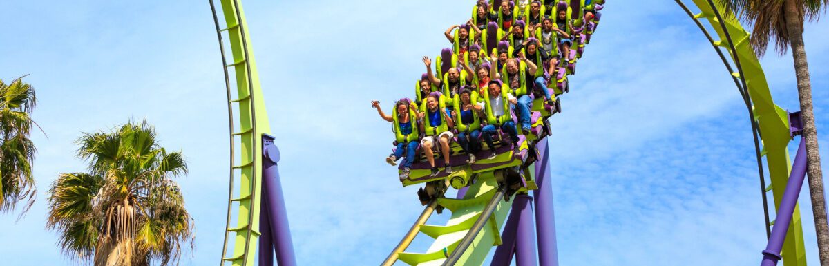 The longest and highest coaster in Northern California at Six Flags Discovery Kingdom.