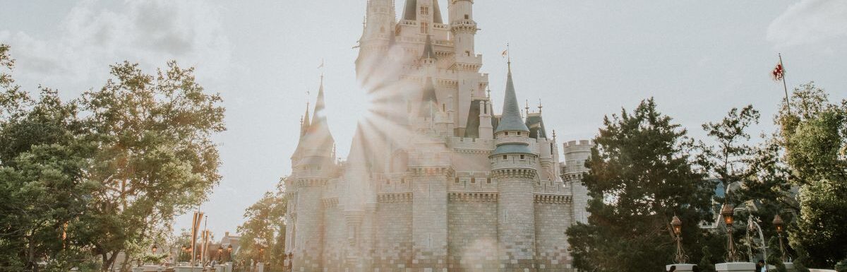 A castle in Disney World Lake Buena Vista, United States.