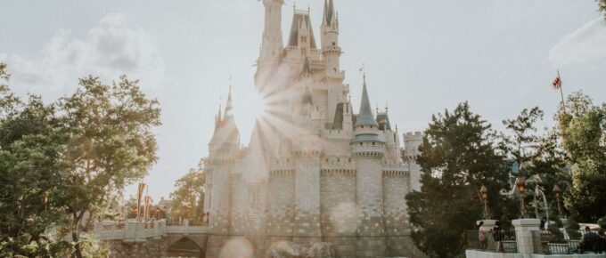 A castle in Disney World Lake Buena Vista, United States.