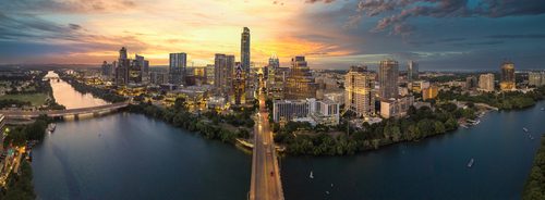 The Austin skyline.