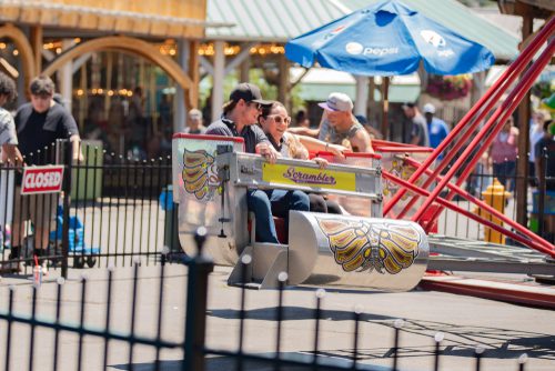 A ride at Oaks Amusement Park in Oregon.