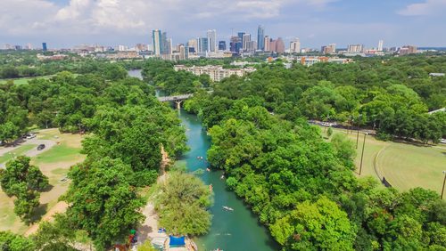 Zilker Metropolitan Park in Austin.