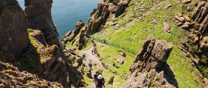 Skellig Michael, a UNESCO World Heritage Site, Kerry, Ireland.