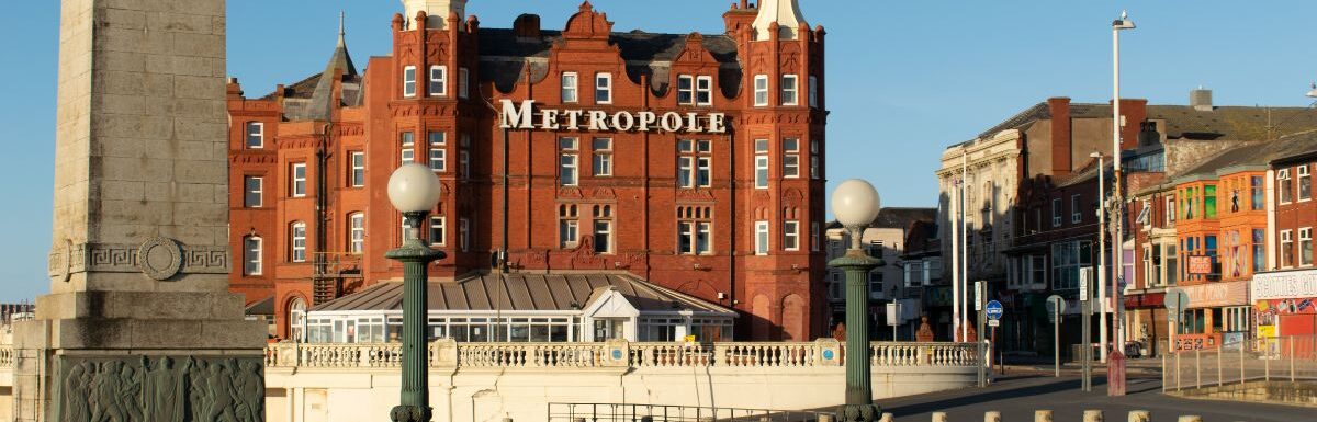 Grand Metropole Hotel in Blackpool, United Kingdom during the day.