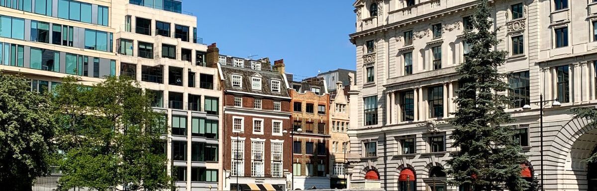 Montcalm Royal London House hotel at Finsbury Square in London, United Kingdom during the day.